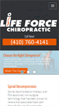 Mobile Screenshot of mylifeforcechiropractic.com